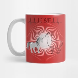 Love alpaca and unicorn Mug